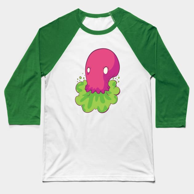 Squiddy Baseball T-Shirt by futiledesigncompany